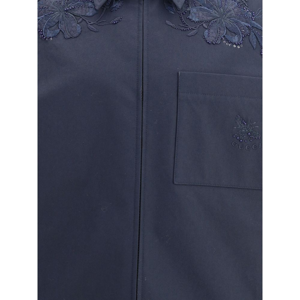 Blue Cotton Denim Jacket