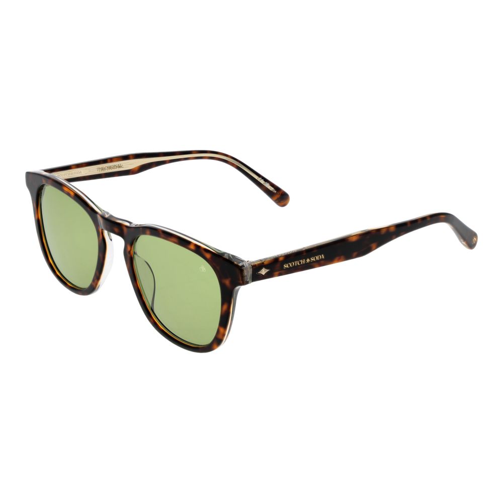 Brown Metal Sunglasses