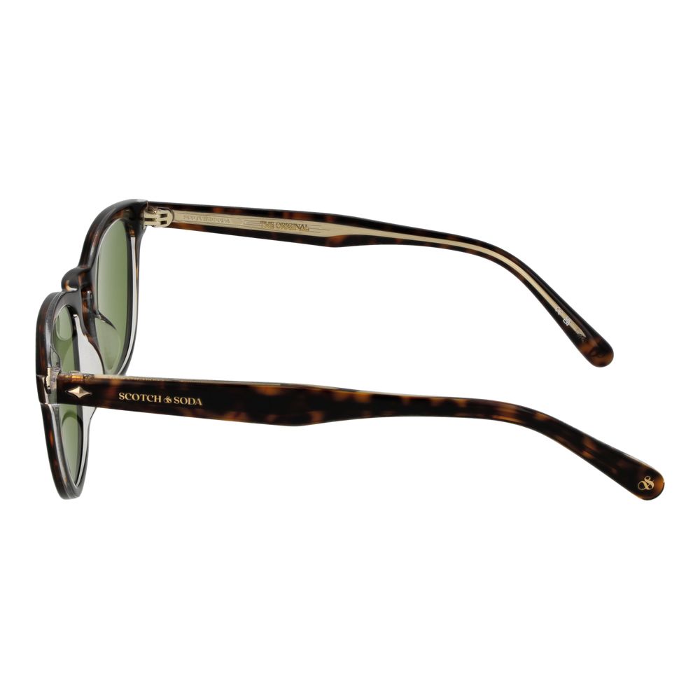 Brown Metal Sunglasses