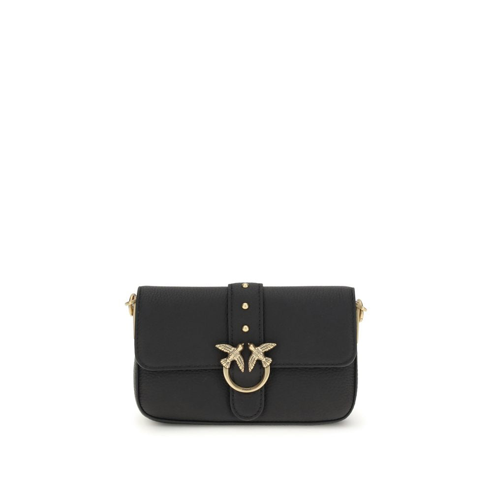 Black Calf Leather Bos Taurus Shoulder Bag