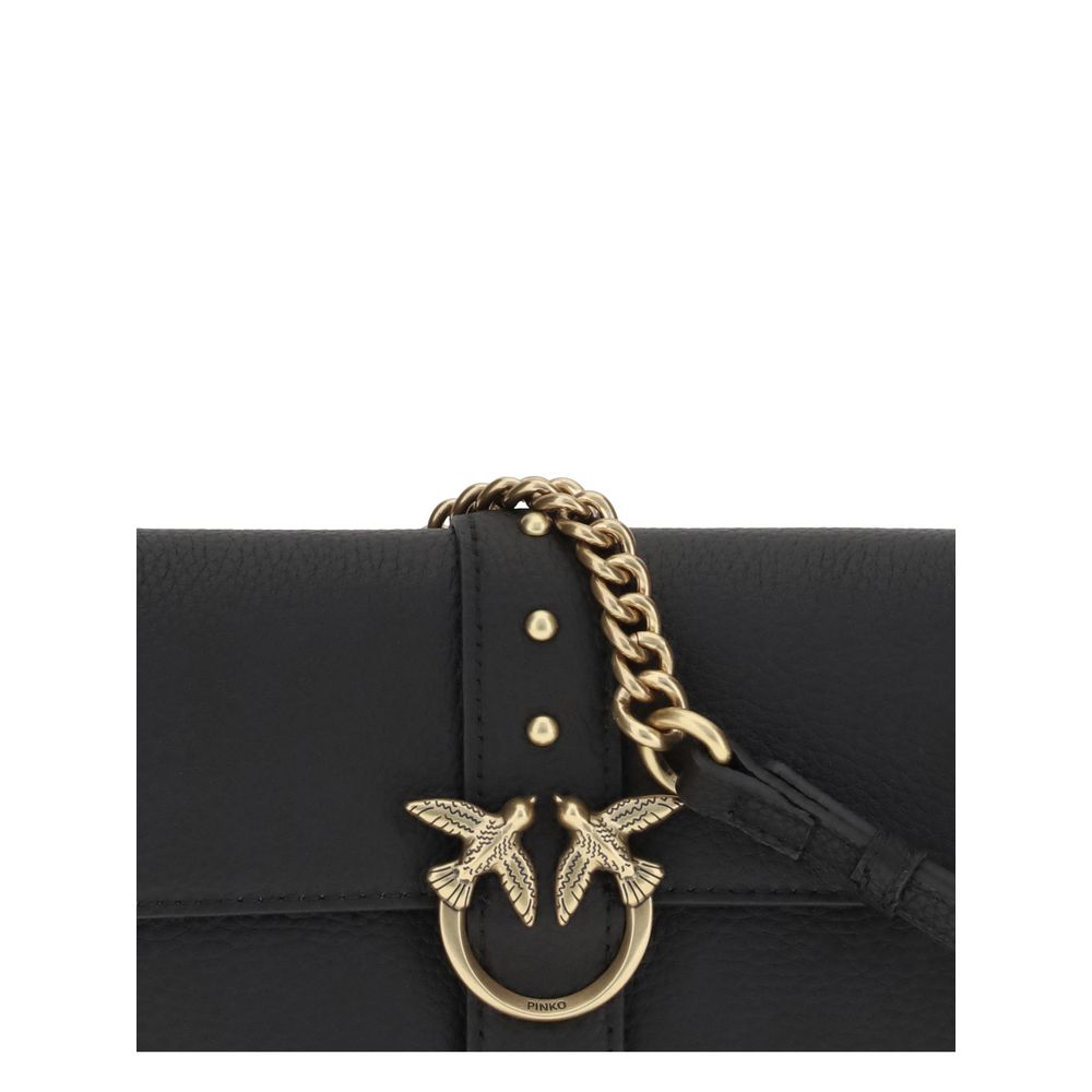 Black Calf Leather Bos Taurus Shoulder Bag