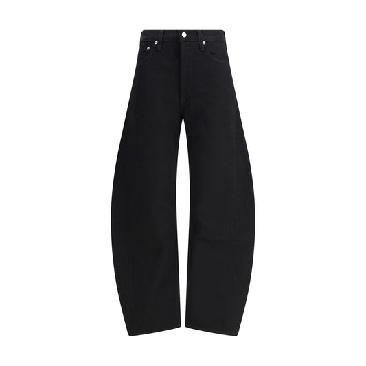 Black Recycled Cotton High-Waisted Jean