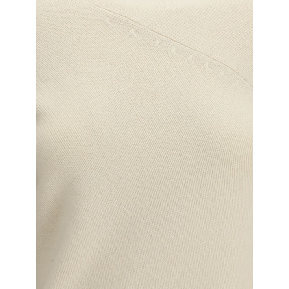 White Cashmere Sweatshirt
