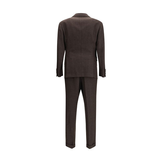 Brown Wool Two-Piece Suit