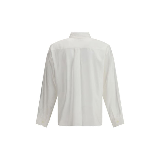 White Tencel Dress Shirt