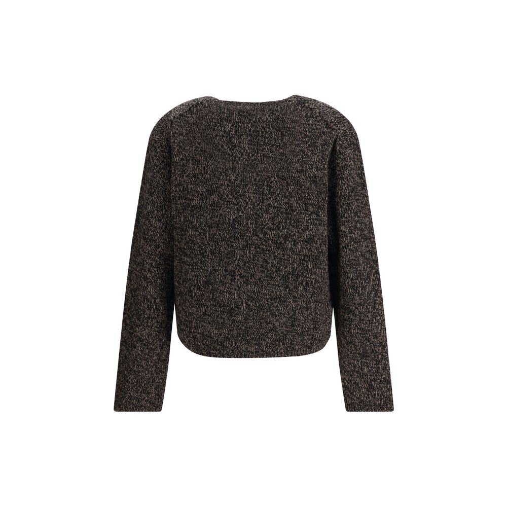 Brown Wool Cardigan