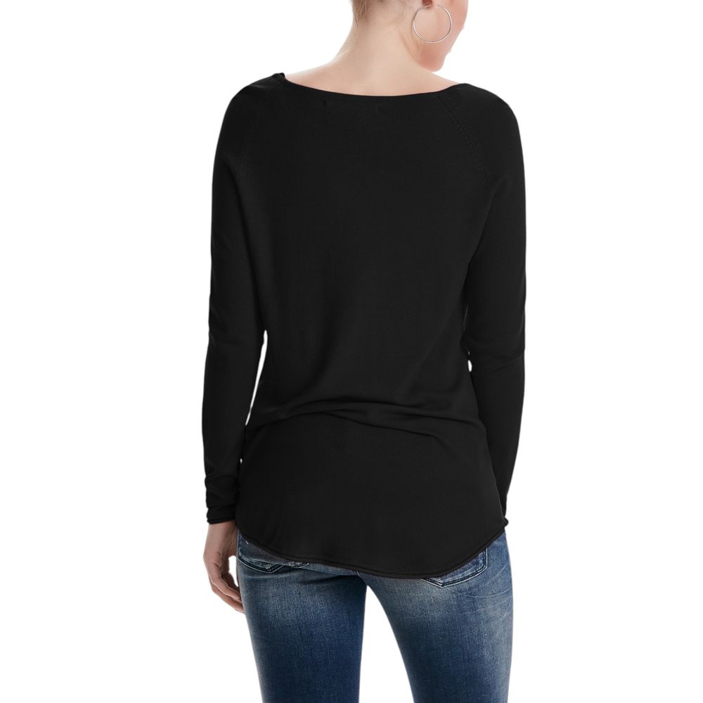 Black Viscose Sportswear