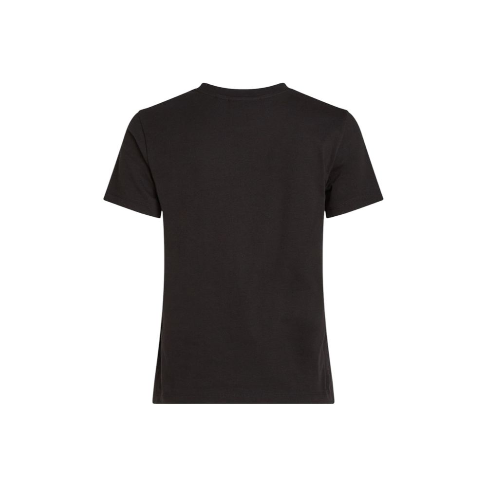 Black Recycled Cotton T-Shirt