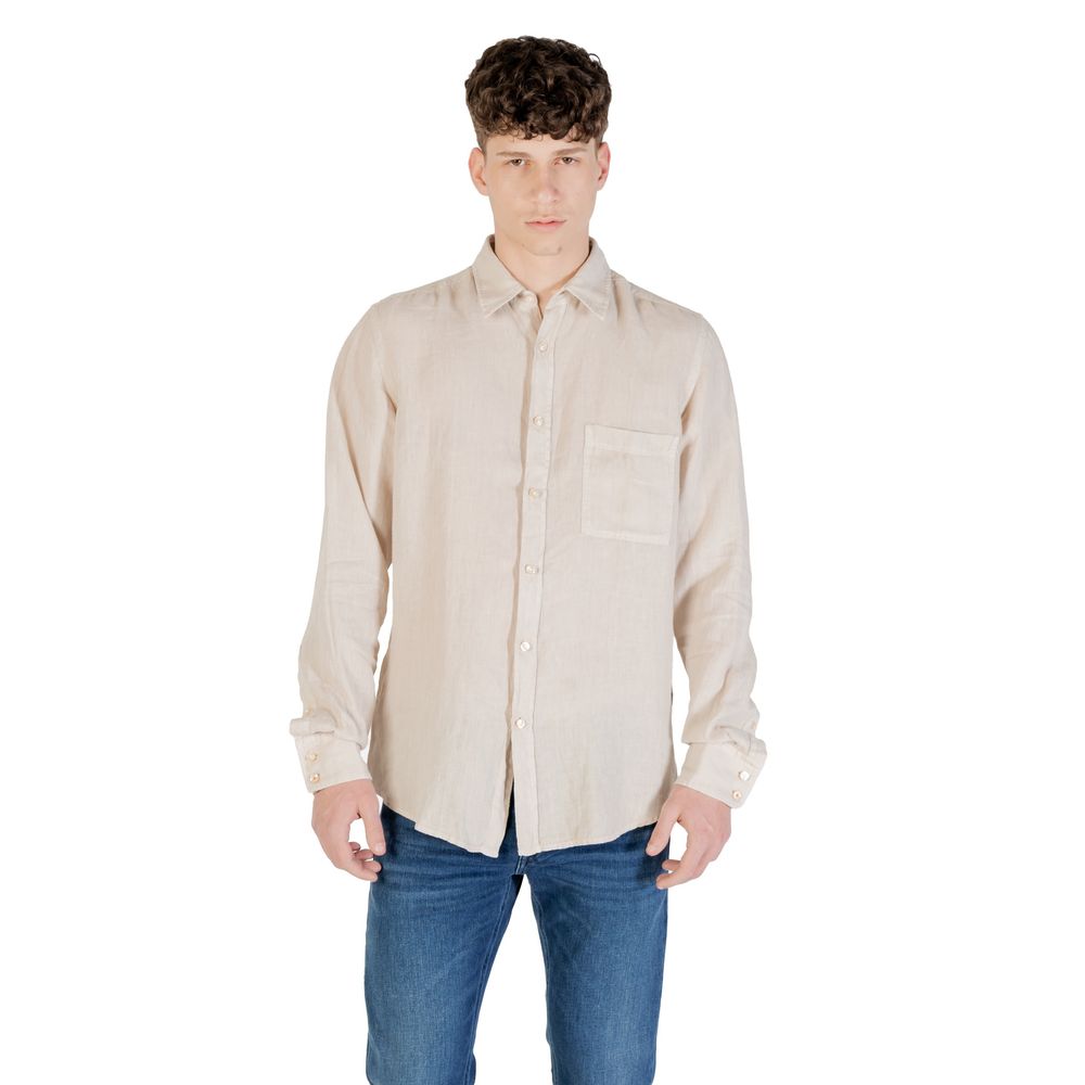 Beige Linen Shirt