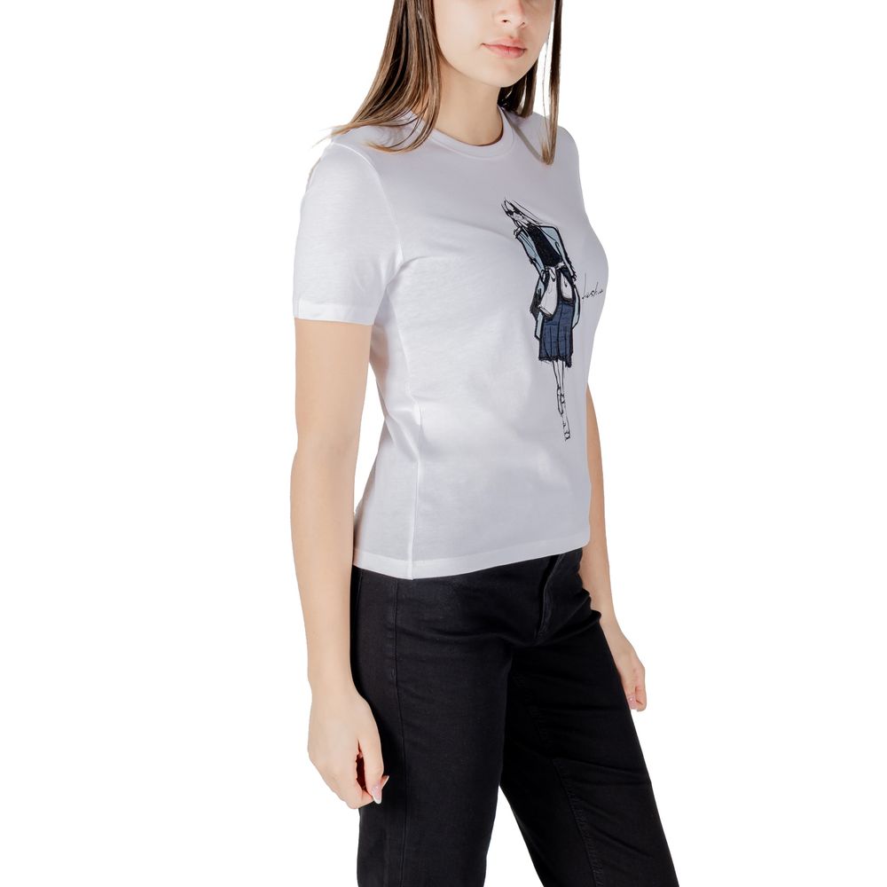 White Organic Cotton Long Sleeve T-Shirt