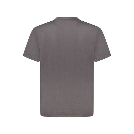 Black Cotton Men T-Shirt