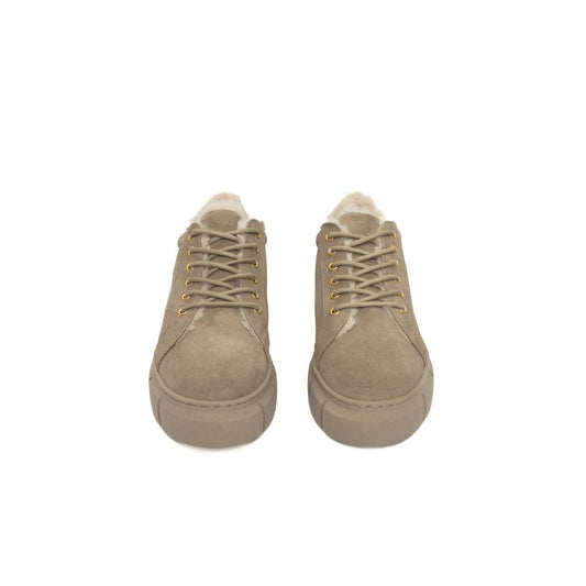Beige Calfskin Shoe