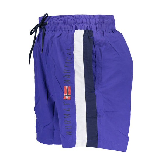 Blue Polyamide Swimwear