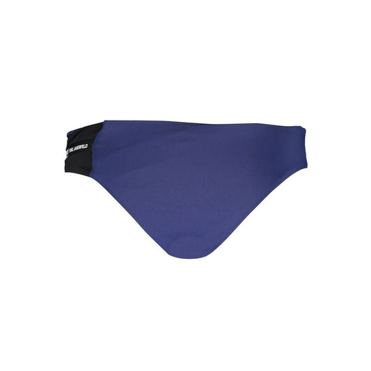 Blue Polyamide Women Swim Brief