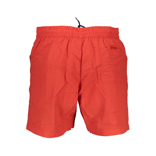 Rosso Polyamide Men's Swim Boxer