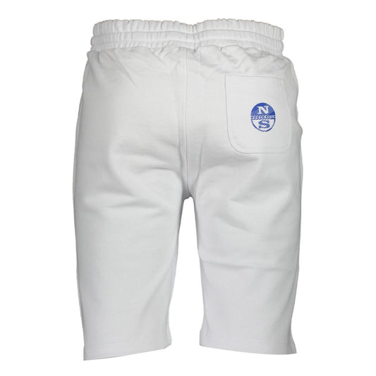 White Cotton Men's Sweatpants