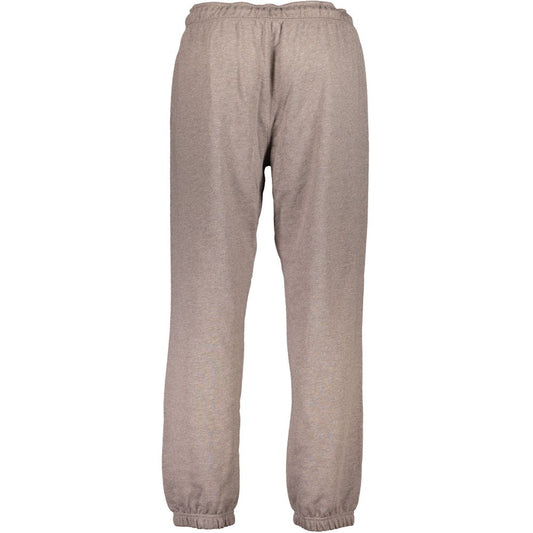 Brown Cotton Athletic Pants