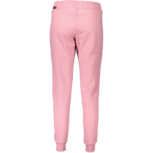 Pink Cotton Athletic Pants