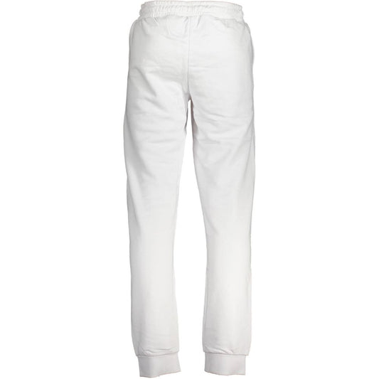 White Cotton Athletic Pants