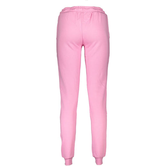 Pink Cotton Athletic Pants