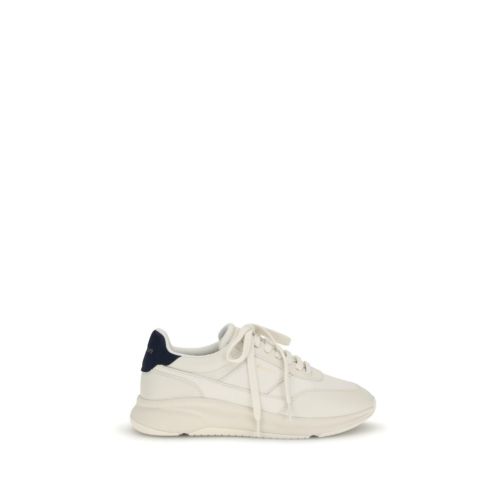 White Leather Athletic Sneakers