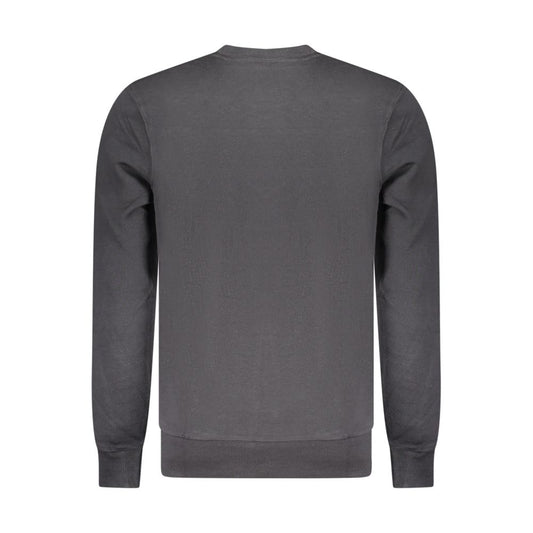 Black Cotton Men's Sweatshirt