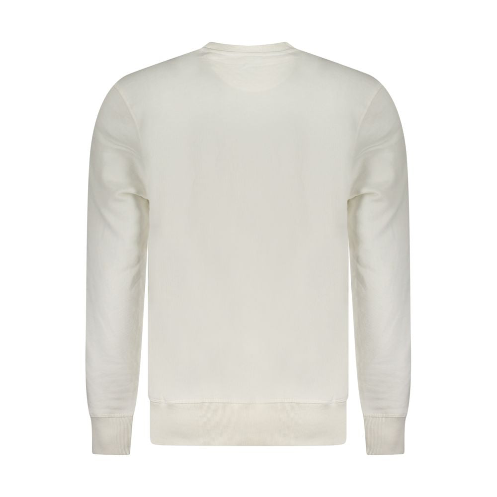White Cotton Men's Sweatshirt