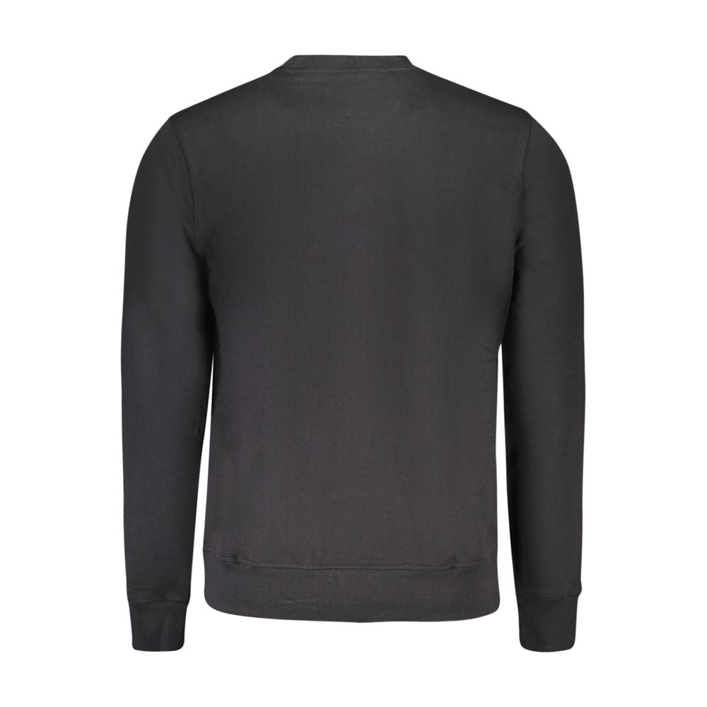 Black Cotton Men's Sweatshirt