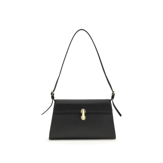 Black Calf Leather Bos Taurus Shoulder Bag