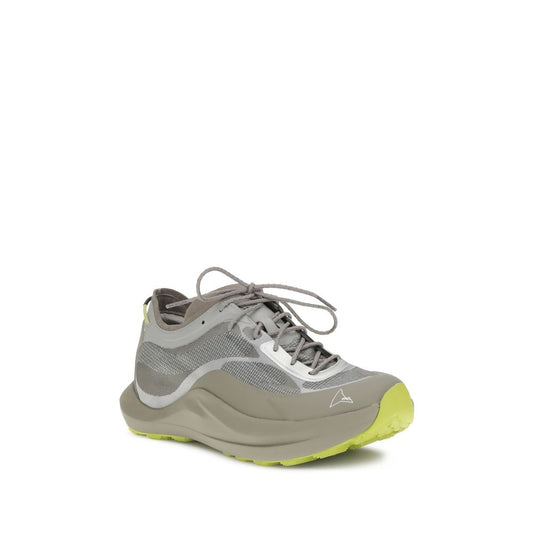 Gray Fabric Athletic Sneakers