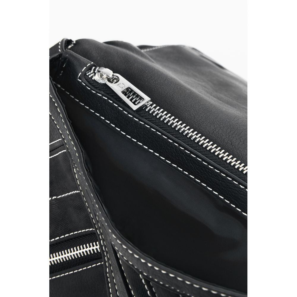 Black Polyethylene Backpack