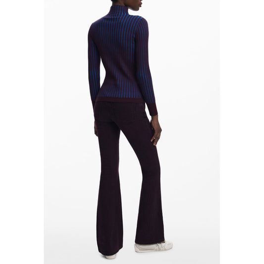 Brown Polyester Sweater