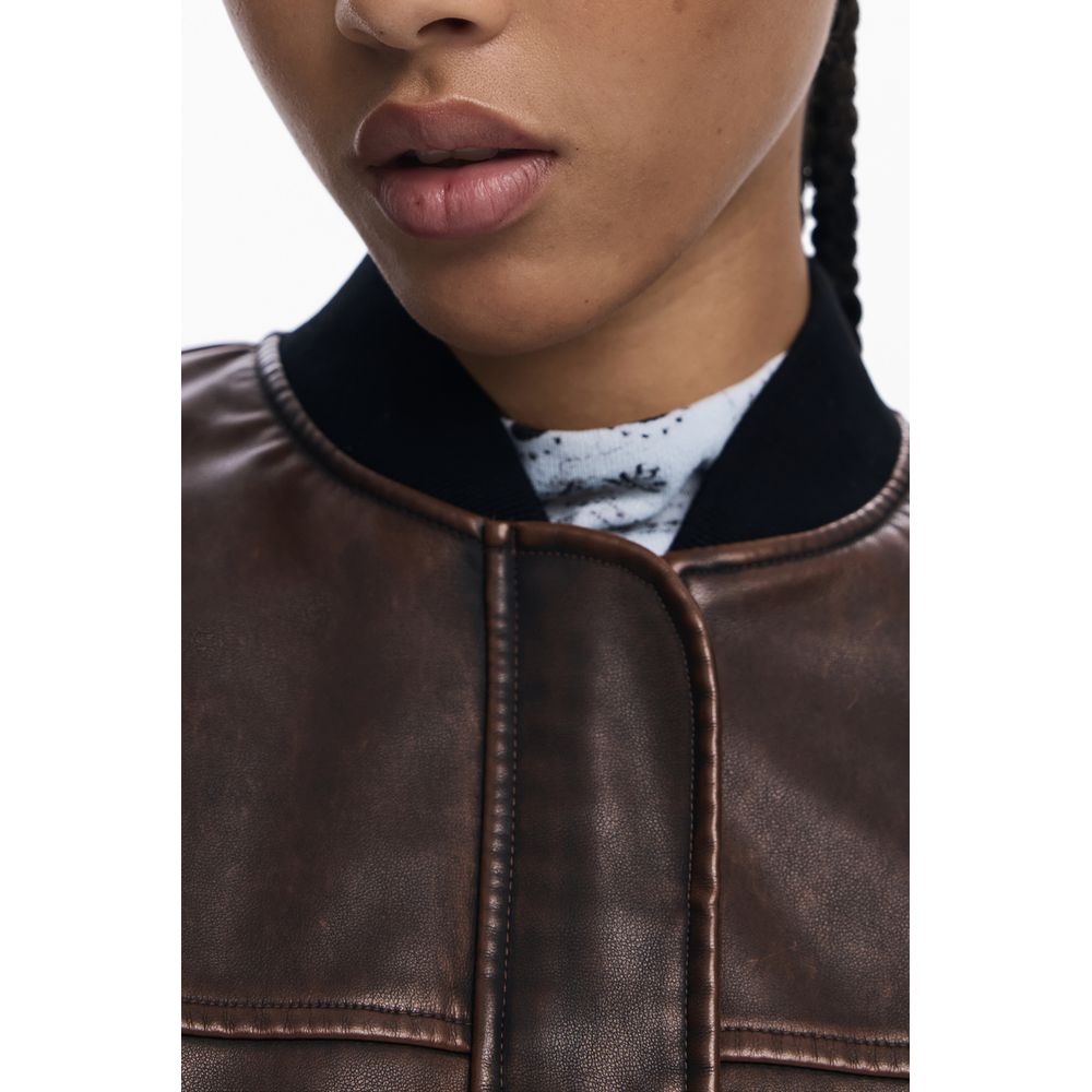 Brown Polyethylene Sweater