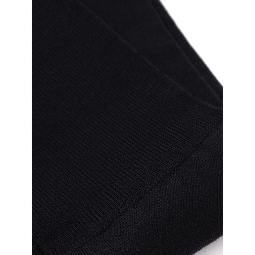 Black Wool Sock
