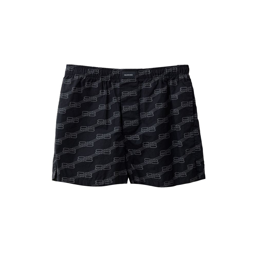 Black Cotton Bermuda
