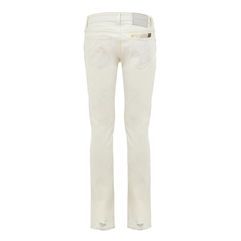 White Cotton Skinny Jean