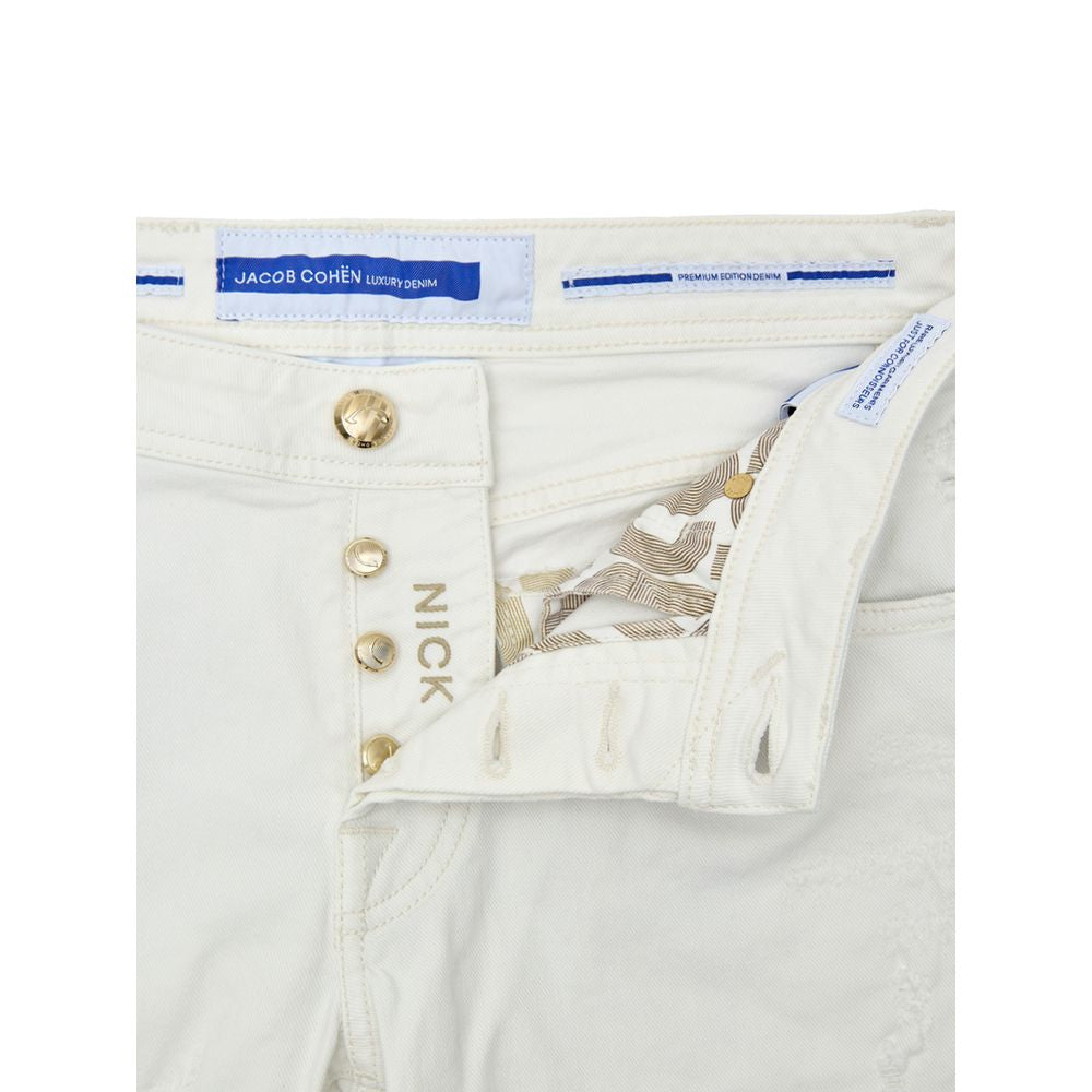 White Cotton Skinny Jean