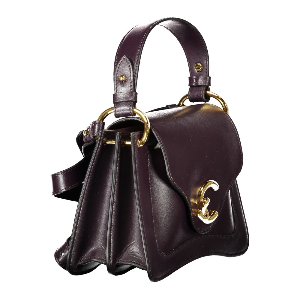 Purple Leather Handbag
