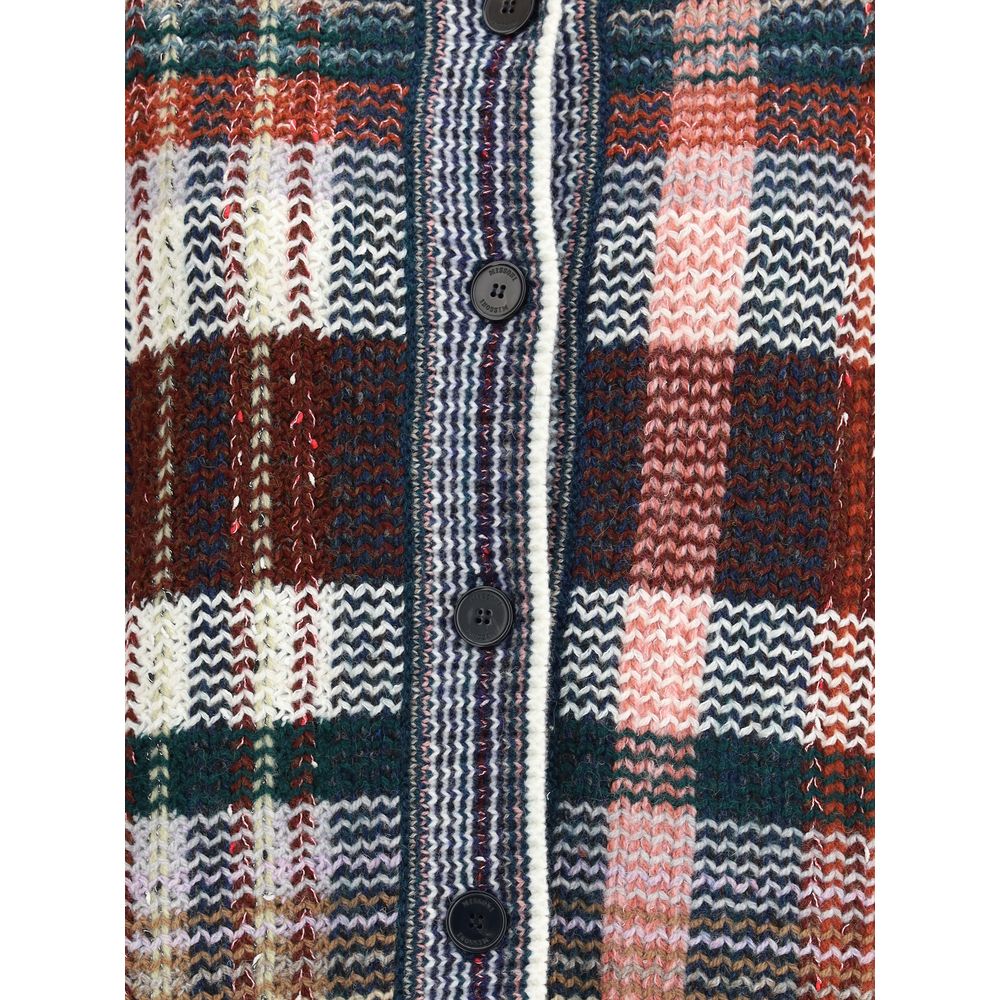 Abstract-print Cardigan
