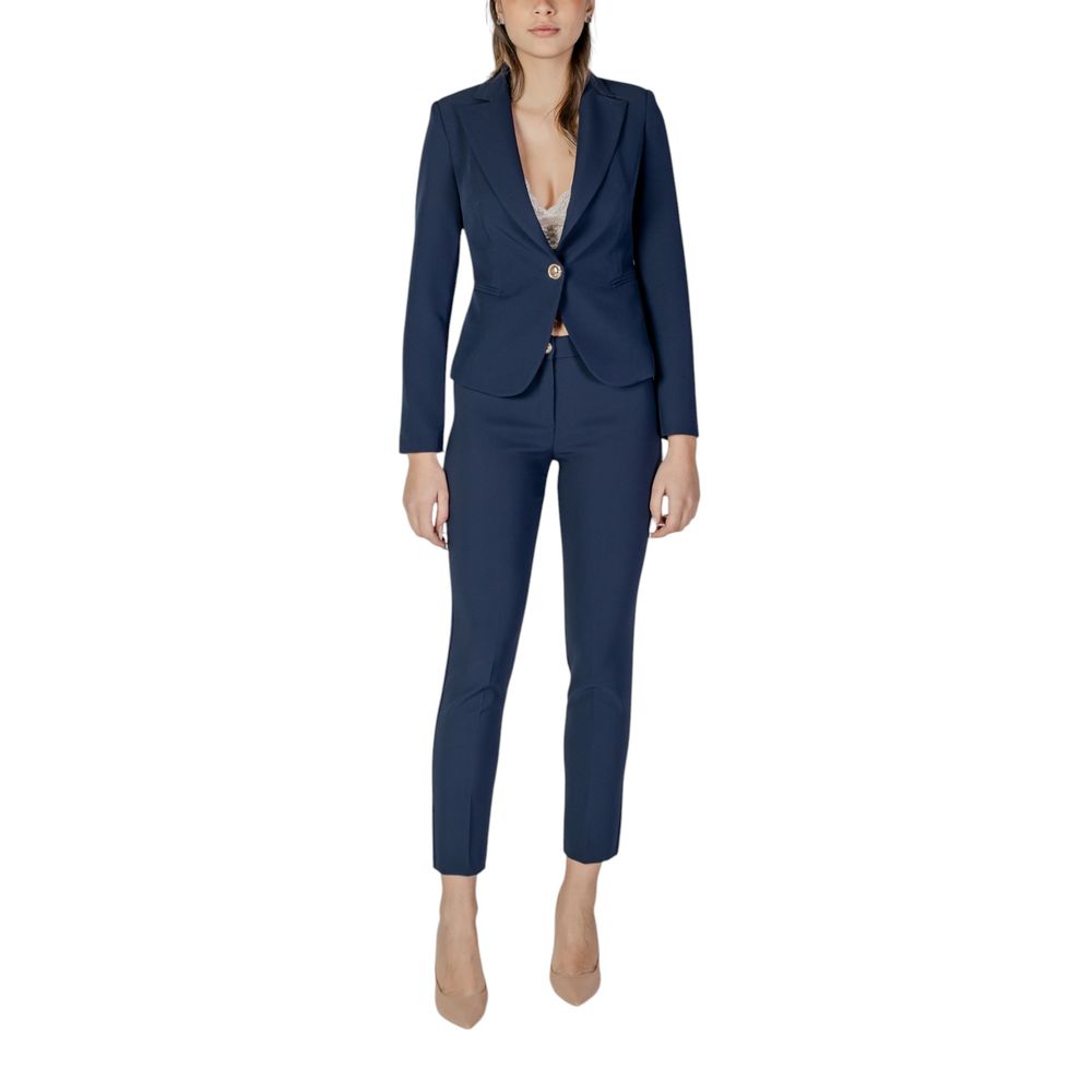 Blue Polyester Blazer