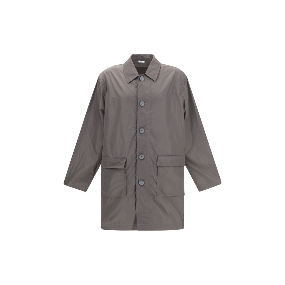 Brown Polyester Trench Coat