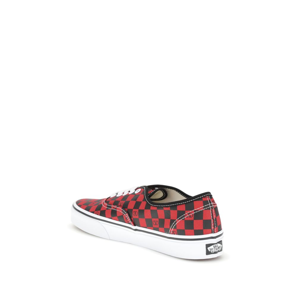 Multicolor Canvas Low Top Sneakers