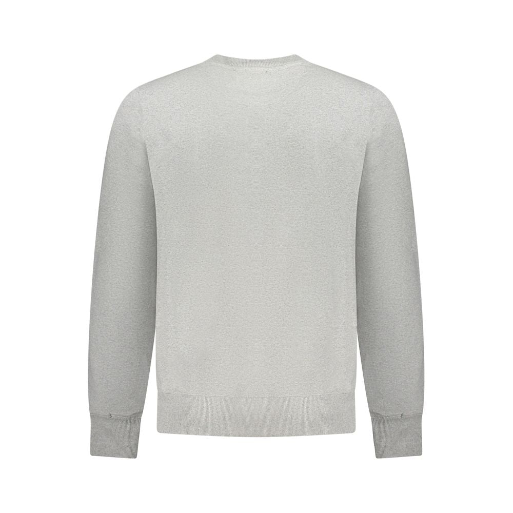 Gray Cotton Men's Sweater