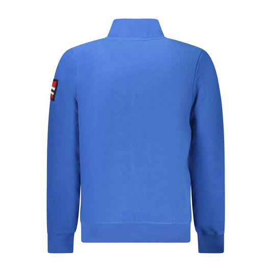 Blue Polyester Sweatshirt