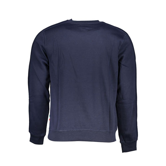 Blue Polyester Men's Sweatshirt