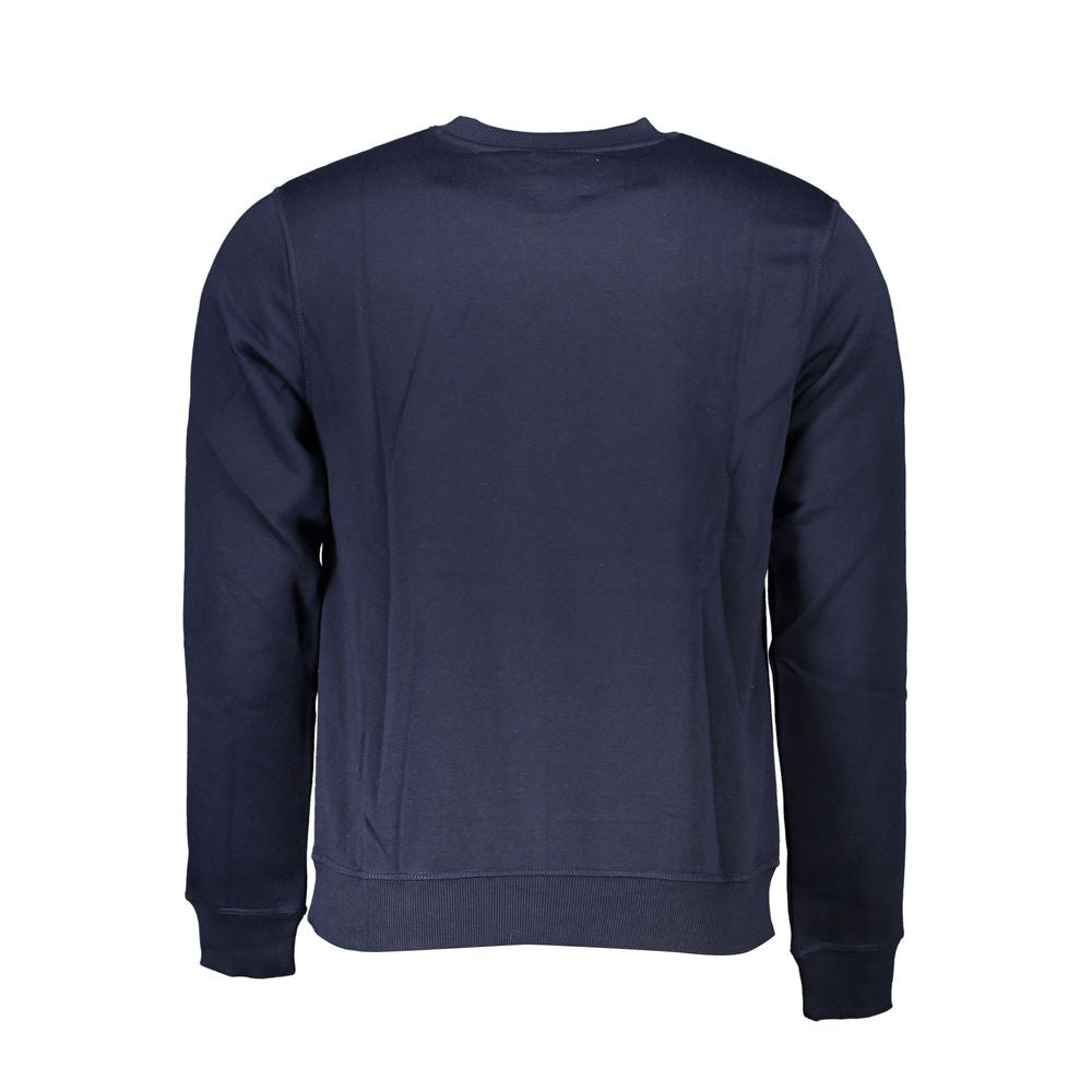 Blue Polyester Men's Sweatshirt