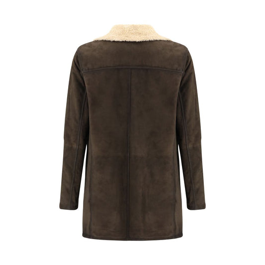 Brown Leather Coat