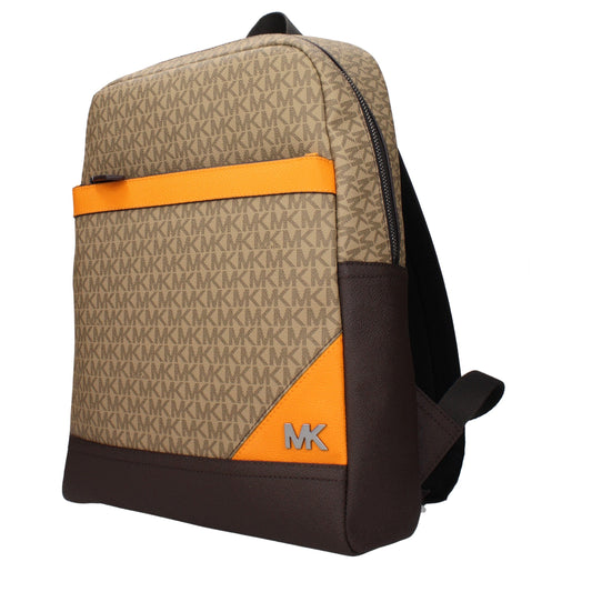 Brown Fabric Backpack