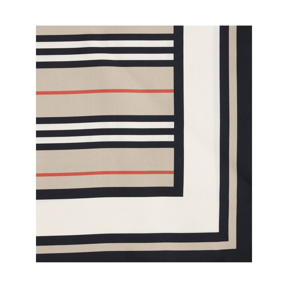 Beige Silk Scarf