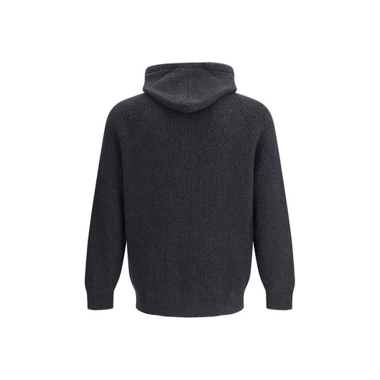 Black Cashmere Hoodie